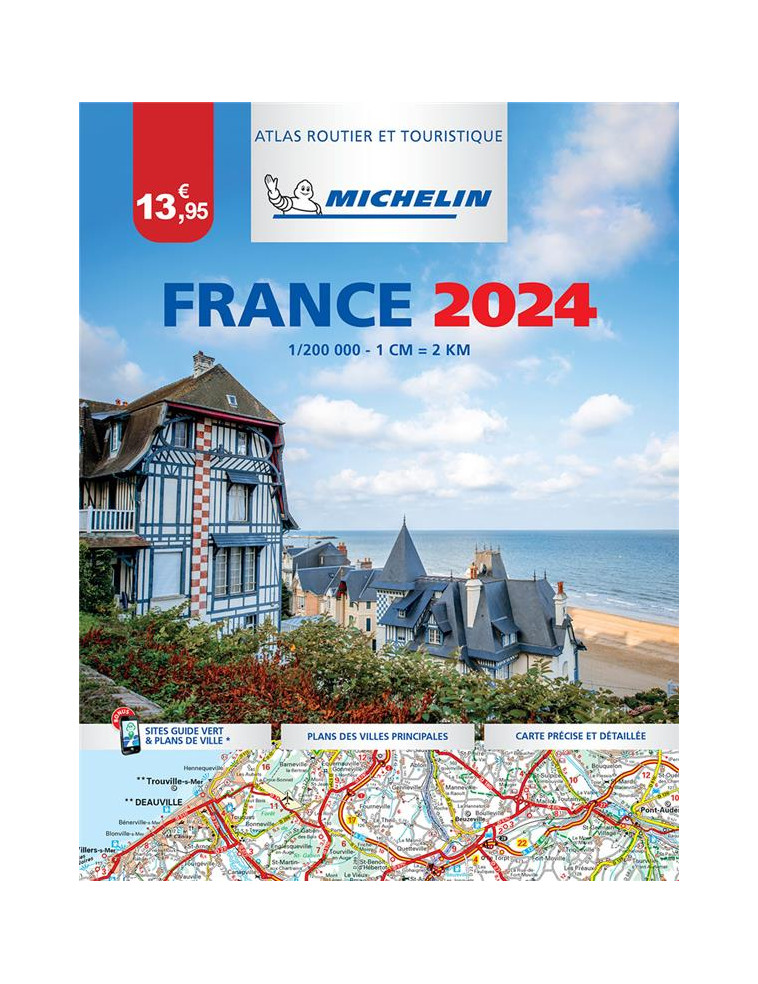 ATLAS ROUTIER FRANCE 2024 MICHELIN - L-ESSENTIEL (A4-BROCHE) - XXX - MICHELIN