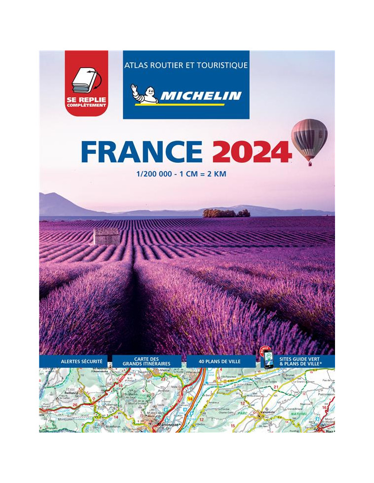 ATLAS ROUTIER FRANCE 2024 MICHELIN - TOUS LES SERVICES UTILES (A4-MULTIFLEX) - XXX - MICHELIN