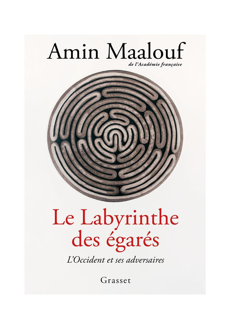 LE LABYRINTHE DES EGARES - L-OCCIDENT ET SES ADVERSAIRES - MAALOUF AMIN - GRASSET