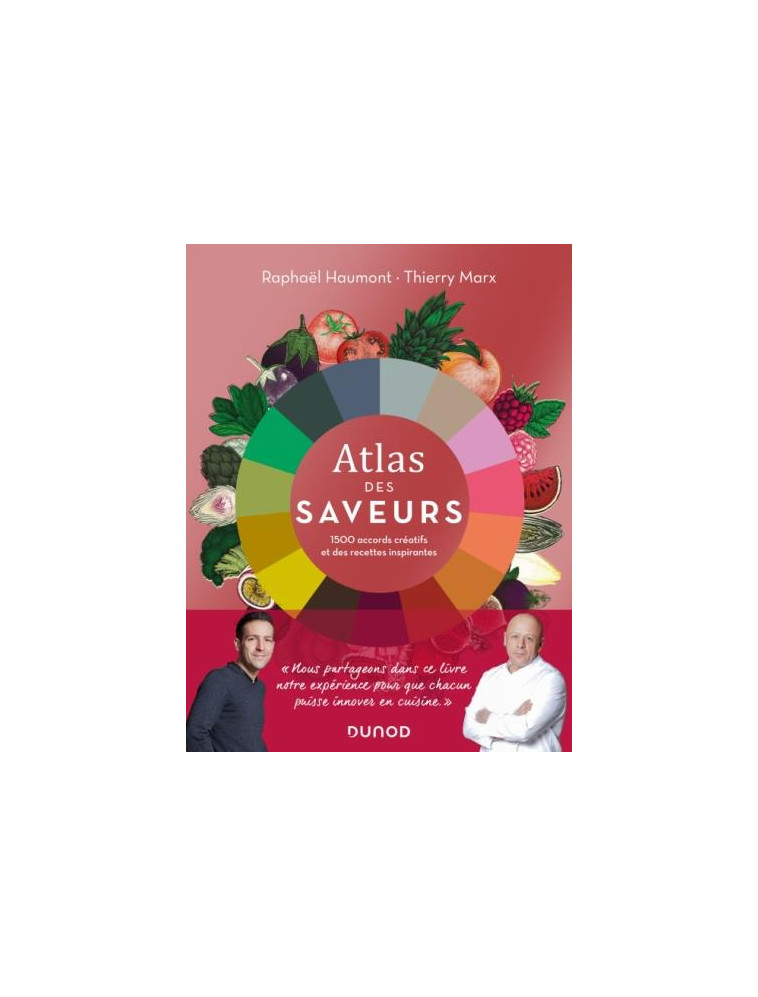 ATLAS DES SAVEURS: 1500 ACCORDS CREATIFS ET DES RECETTES INSPIRANTES - HAUMONT/MARX - DUNOD