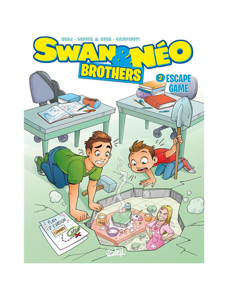 SWAN ET NEO - BROTHERS  T02 - ESCAPE GAME - BENJ/SOPHIE ET GREG - NC