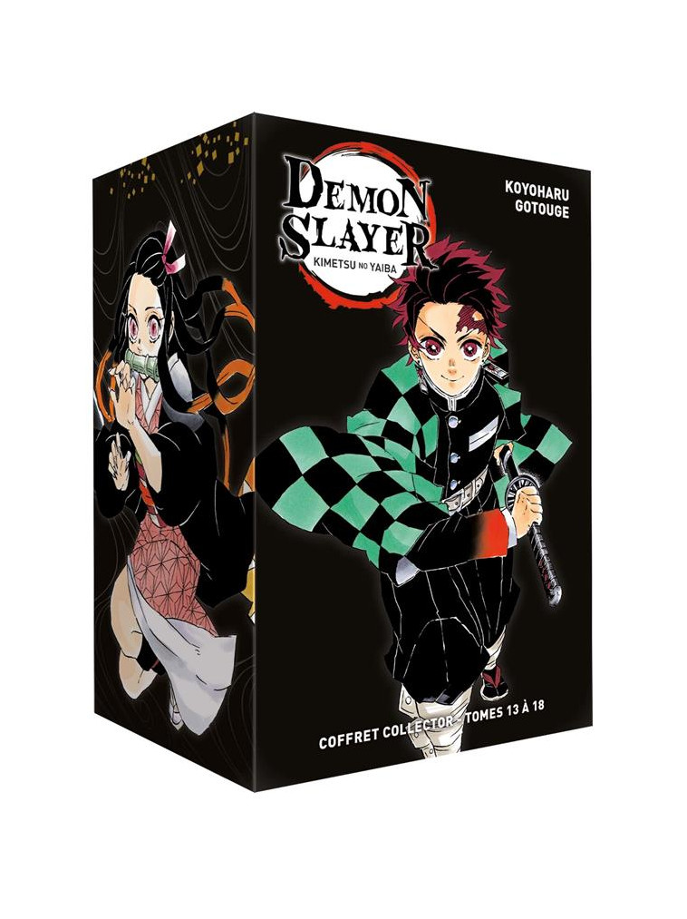 COFFRET DEMON SLAYER T13 A T18 - GOTOUGE KOYOHARU - PANINI