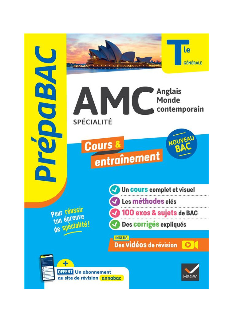 PREPABAC AMC (ANGLAIS MONDE CONTEMPORAIN) TLE GENERALE (SPECIALITE) - BAC 2024 - NOUVEAU PROGRAMME D - BITAILLOU/CHARLES - HATIER SCOLAIRE