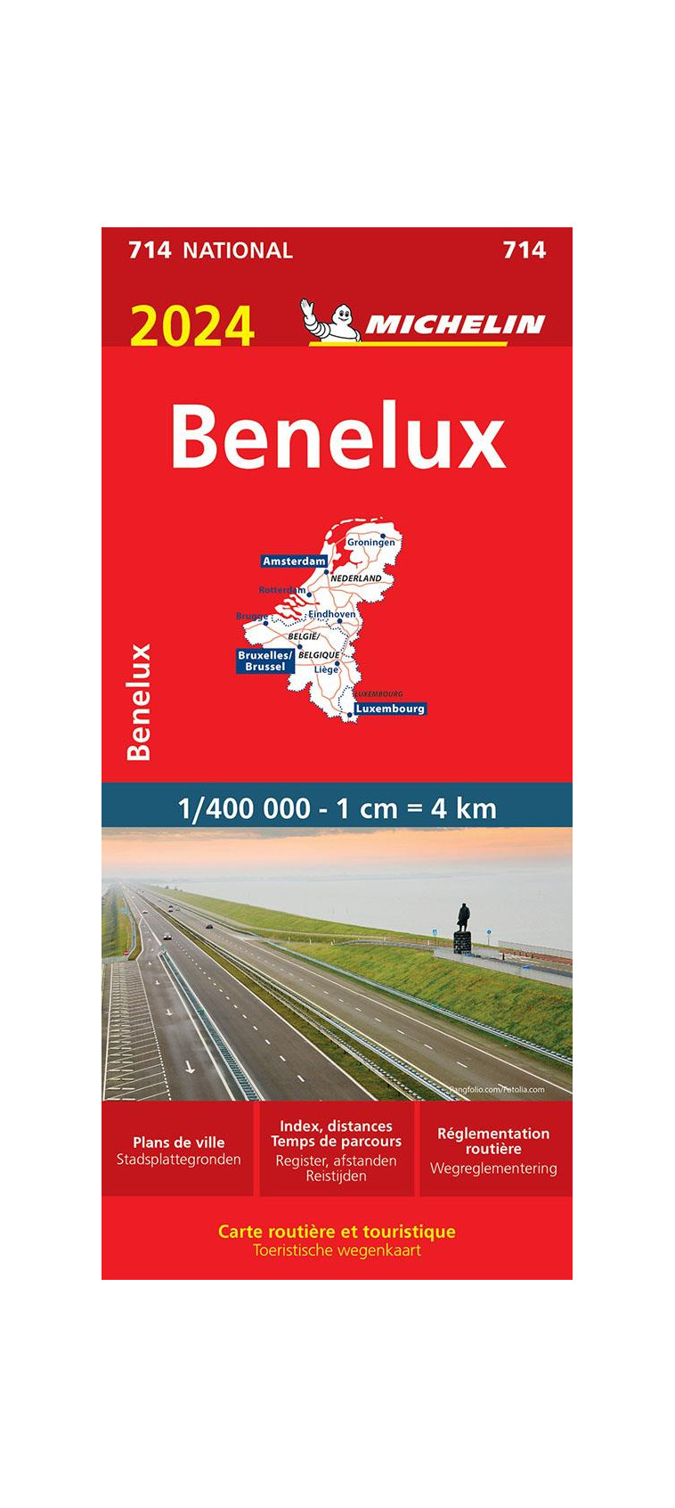 CARTE NATIONALE EUROPE - CARTE NATIONALE BENELUX 2024 - XXX - MICHELIN