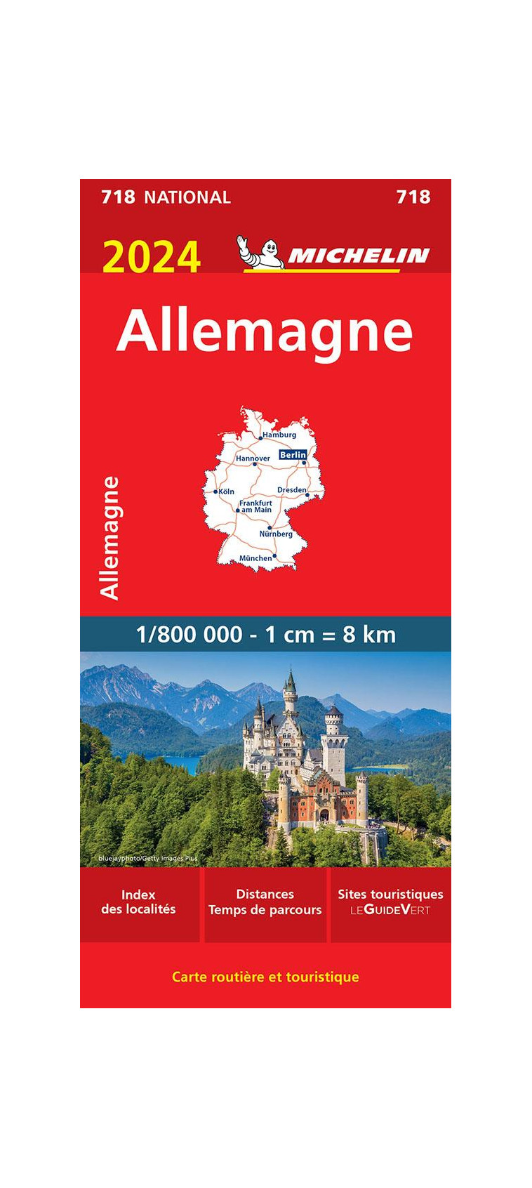 CARTE NATIONALE EUROPE - CARTE NATIONALE ALLEMAGNE 2024 - XXX - MICHELIN