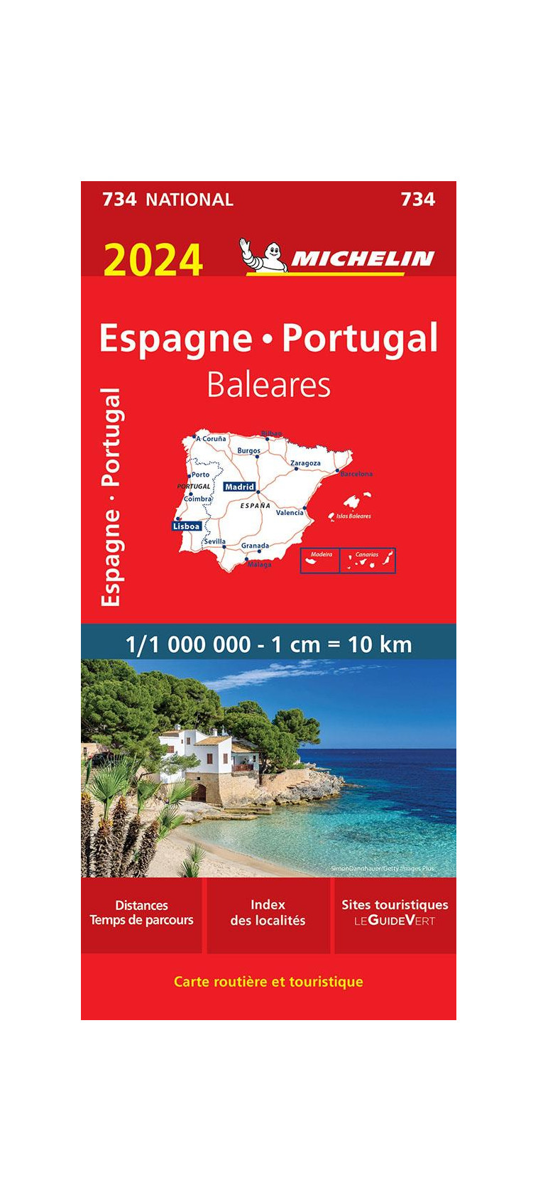 CARTE NATIONALE EUROPE - CARTE NATIONALE ESPAGNE, PORTUGAL 2024 - XXX - MICHELIN