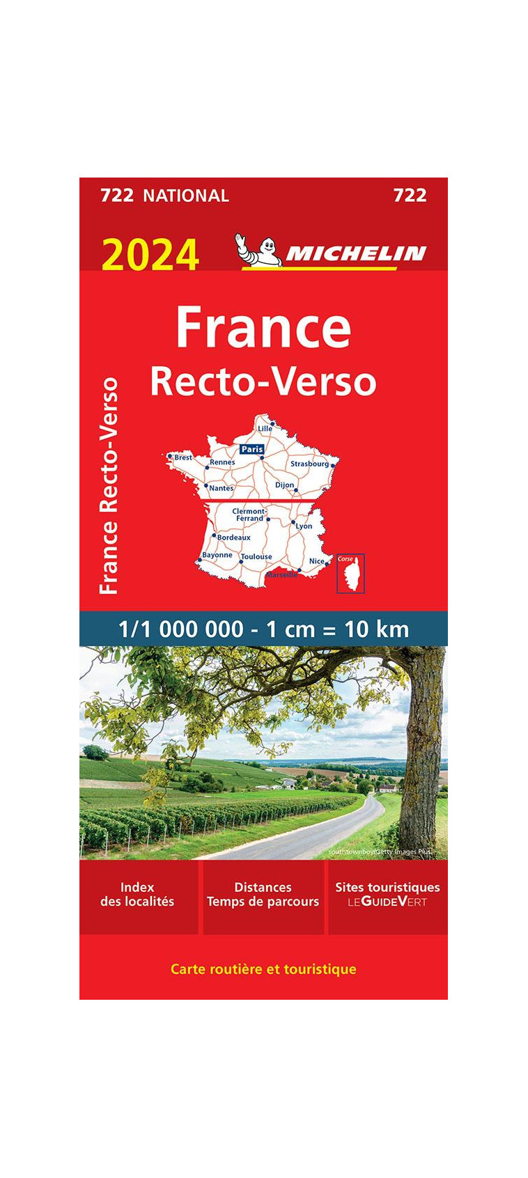 CARTE NATIONALE FRANCE - RECTO-VERSO 2024 - XXX - MICHELIN