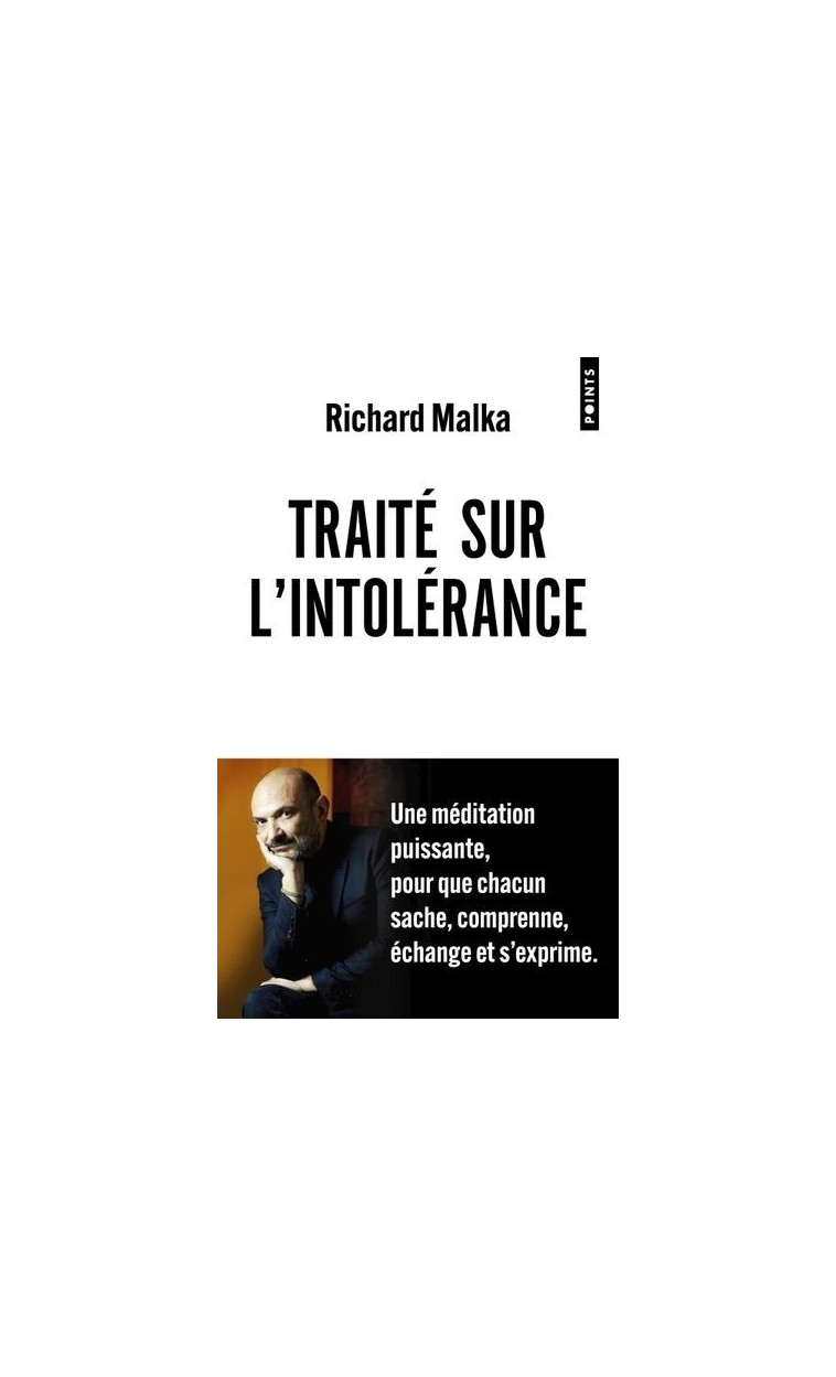 TRAITE SUR L-INTOLERANCE - MALKA RICHARD - POINTS