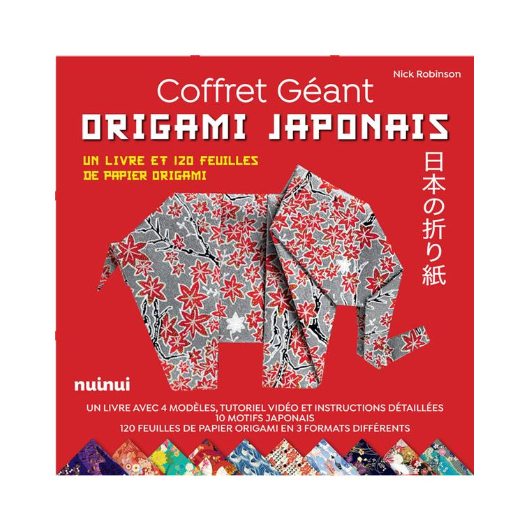 COFFRET GEANT ORIGAMI JAPONAIS - ROBINSON/DE LUCA - NUINUI