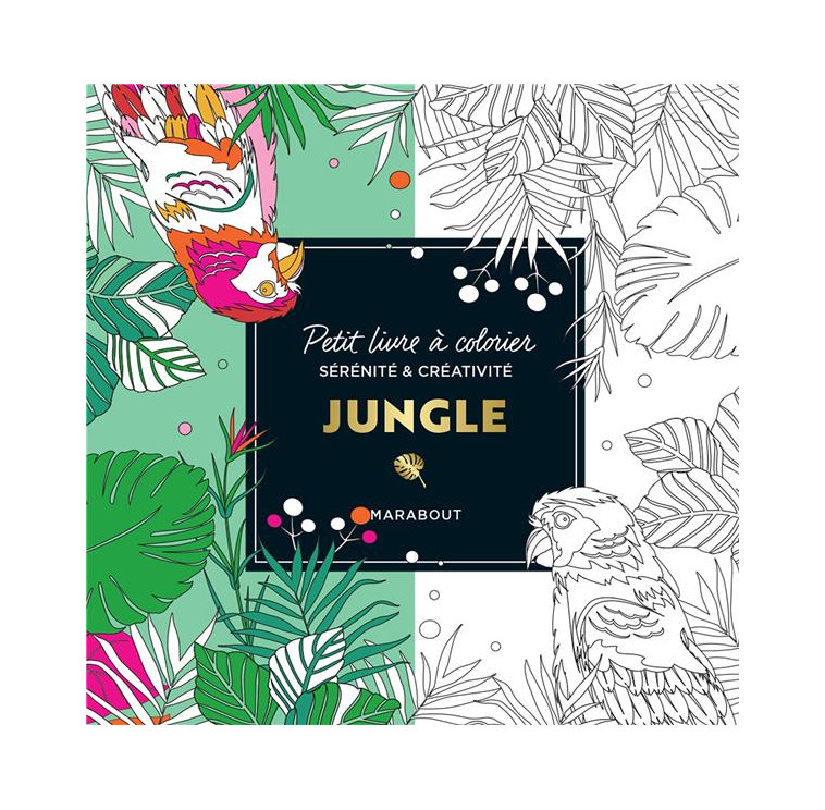 PETIT LIVRE A COLORIER - JUNGLE - COLLECTIF - MARABOUT