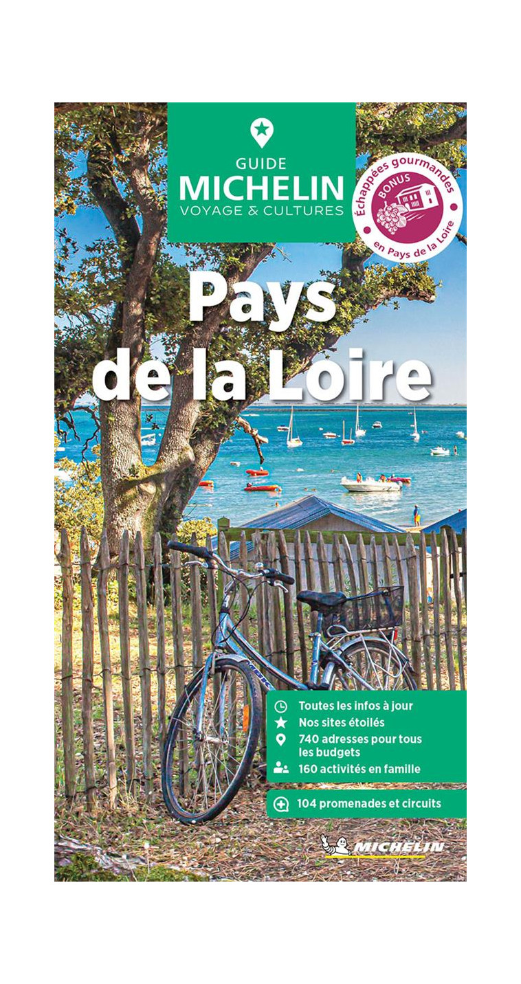 GUIDES VERTS FRANCE - GUIDE VERT PAYS DE LA LOIRE - XXX - MICHELIN