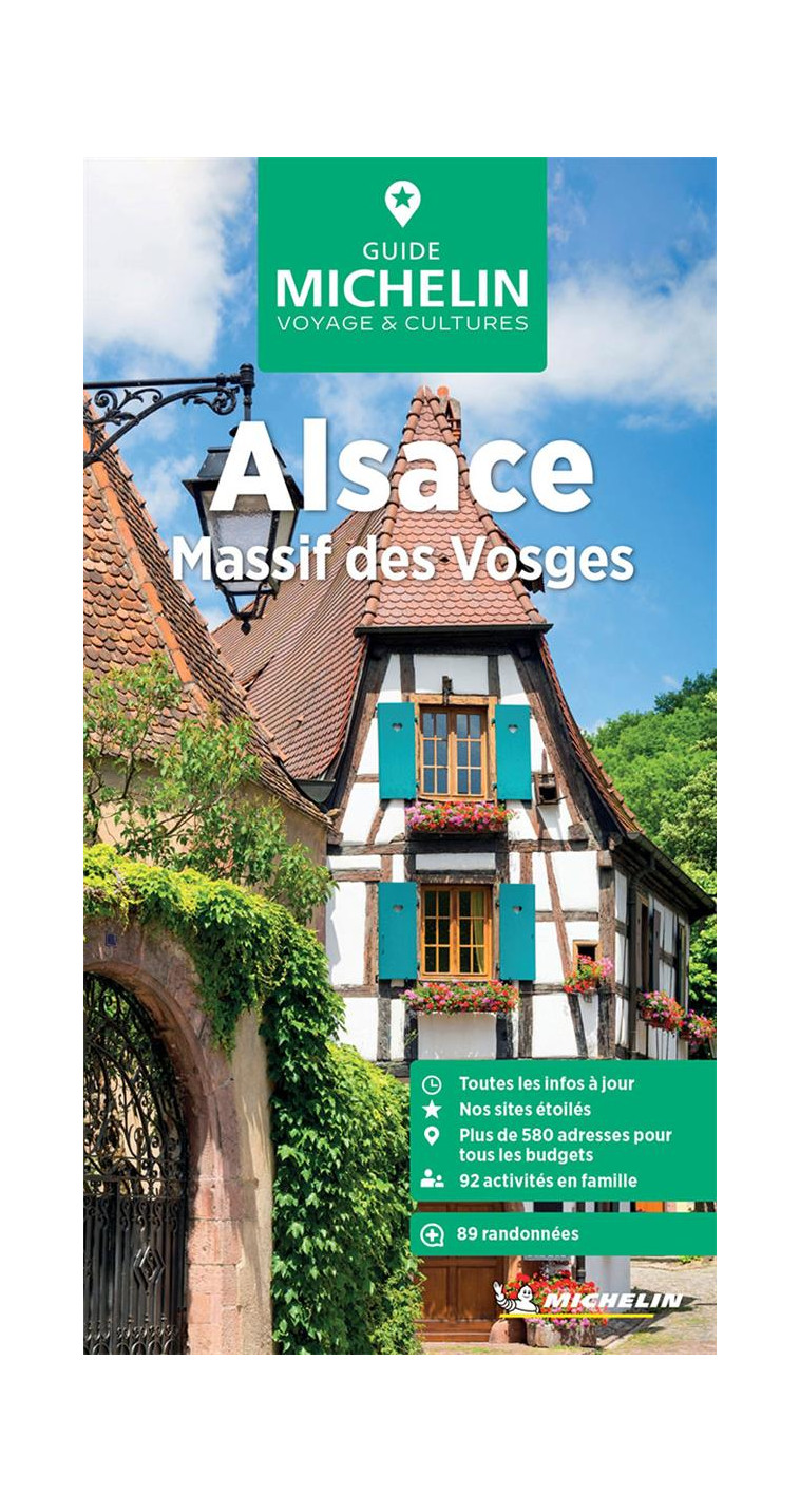 GUIDES VERTS FRANCE - GUIDE VERT ALSACE - MASSIF DES VOSGES - XXX - MICHELIN