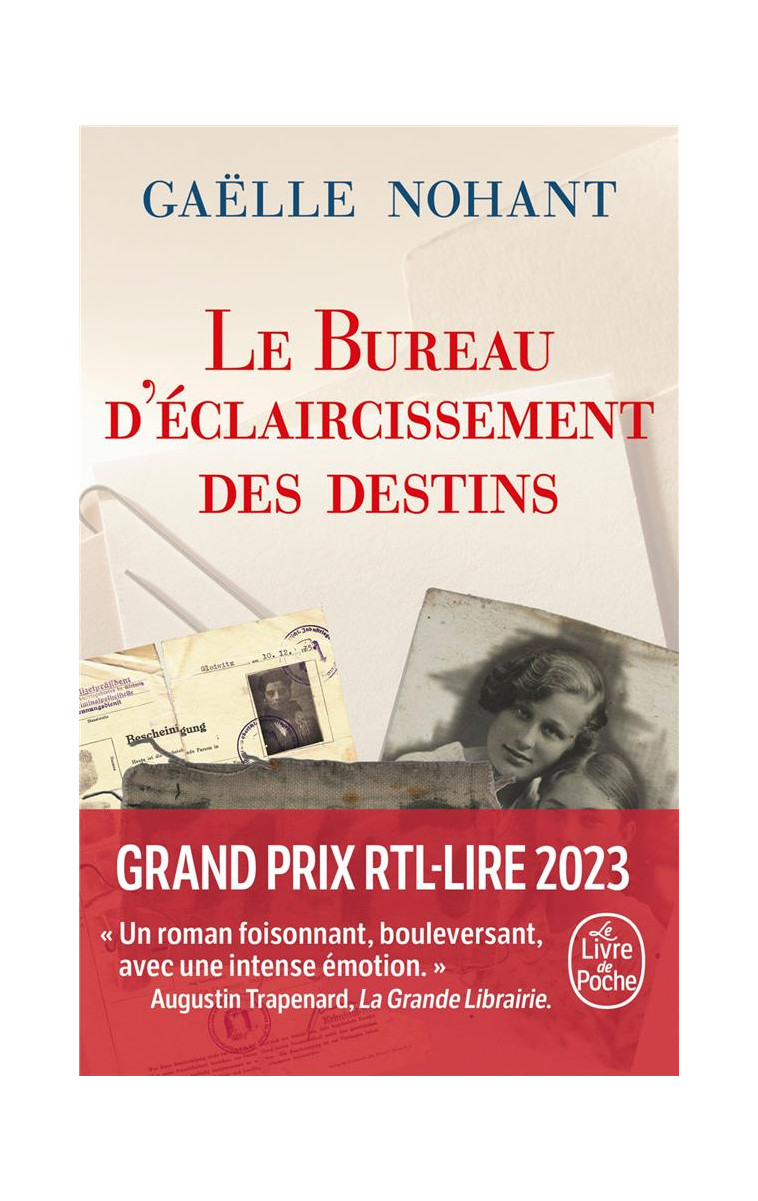 LE BUREAU D-ECLAIRCISSEMENT DES DESTINS - NOHANT GAELLE - LGF/Livre de Poche