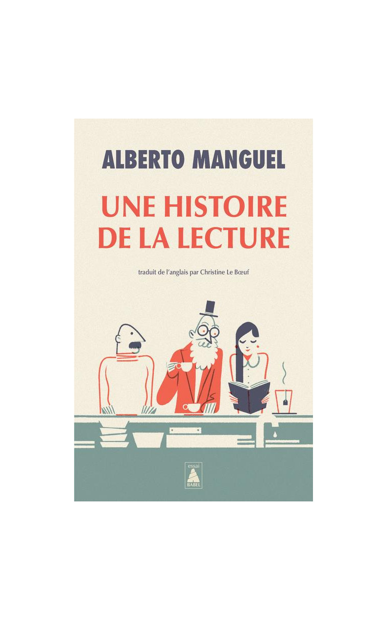 UNE HISTOIRE DE LA LECTURE - ILLUSTRATIONS, NOIR ET BLANC - MANGUEL - ACTES SUD