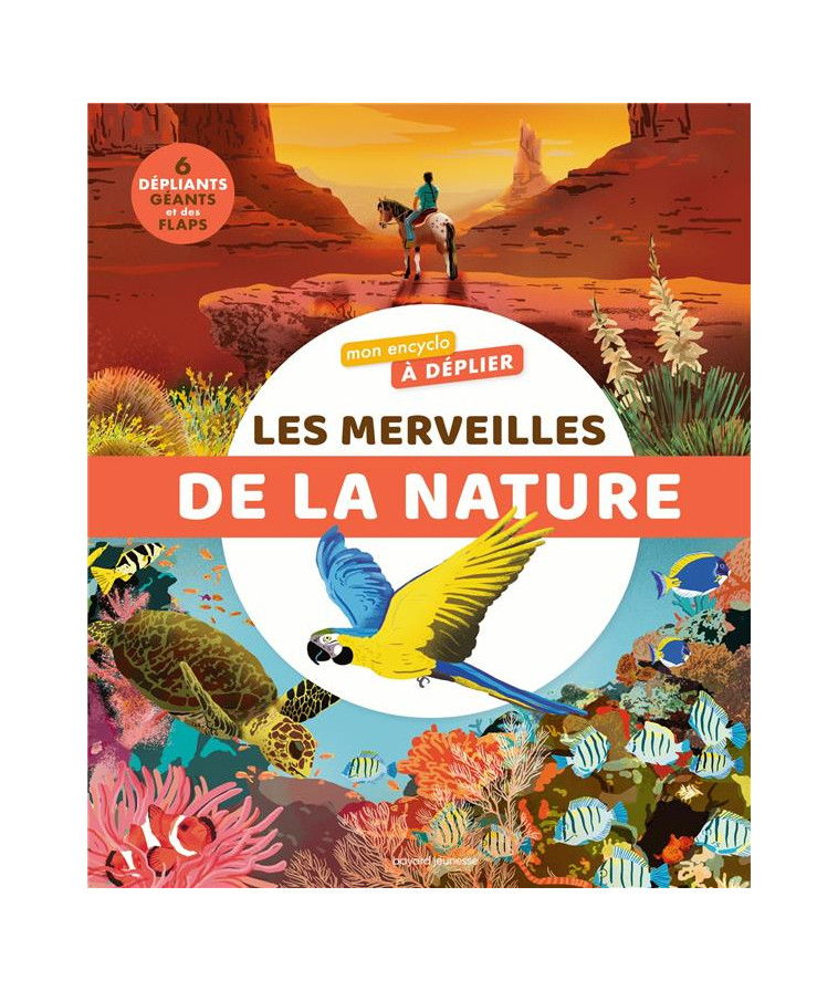 MON ENCYCLO A DEPLIER LES MERVEILLES DE LA NATURE - FICHOU/SAUTREUIL - BAYARD JEUNESSE