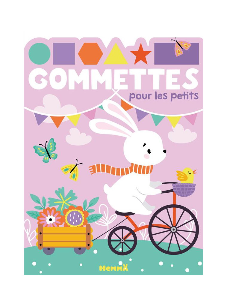 GOMMETTES POUR LES PETITS (LAPIN VELO) - COLLECTIF - HEMMA