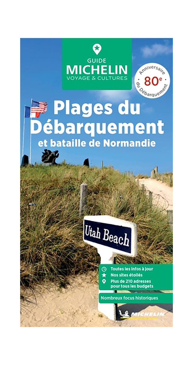 GUIDES VERTS FRANCE - GUIDE VERT PLAGES DU DEBARQUEMENT ET BATAILLE DE NORMANDIE - XXX - MICHELIN