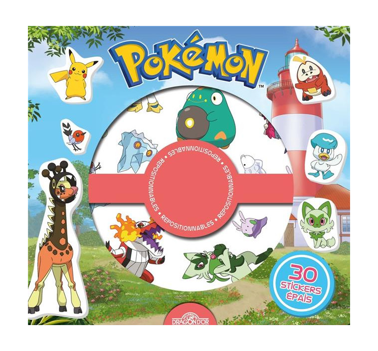 POKEMON - POCHETTE DE STICKERS EPAIS REPOSITIONNABLES - PALDEA - THE POKEMON COMPANY - NC