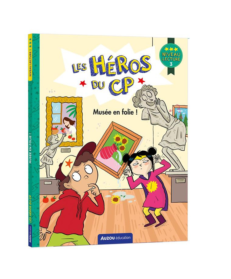 LES HEROS DU CP - NIVEAU 3 - MUSEE EN FOLIE ! - GILLIO/DREIDEMY - PHILIPPE AUZOU