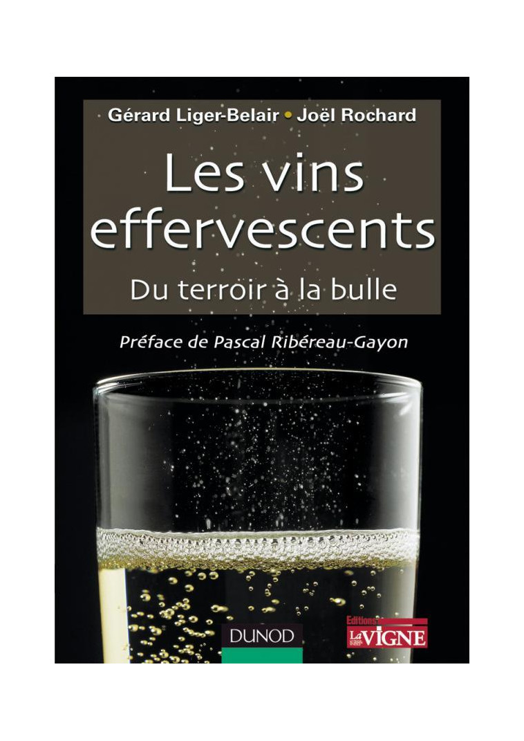 LES VINS EFFERVESCENTS - DU TERROIR A LA BULLE - LIGER-BELAIR/ROCHARD - DUNOD