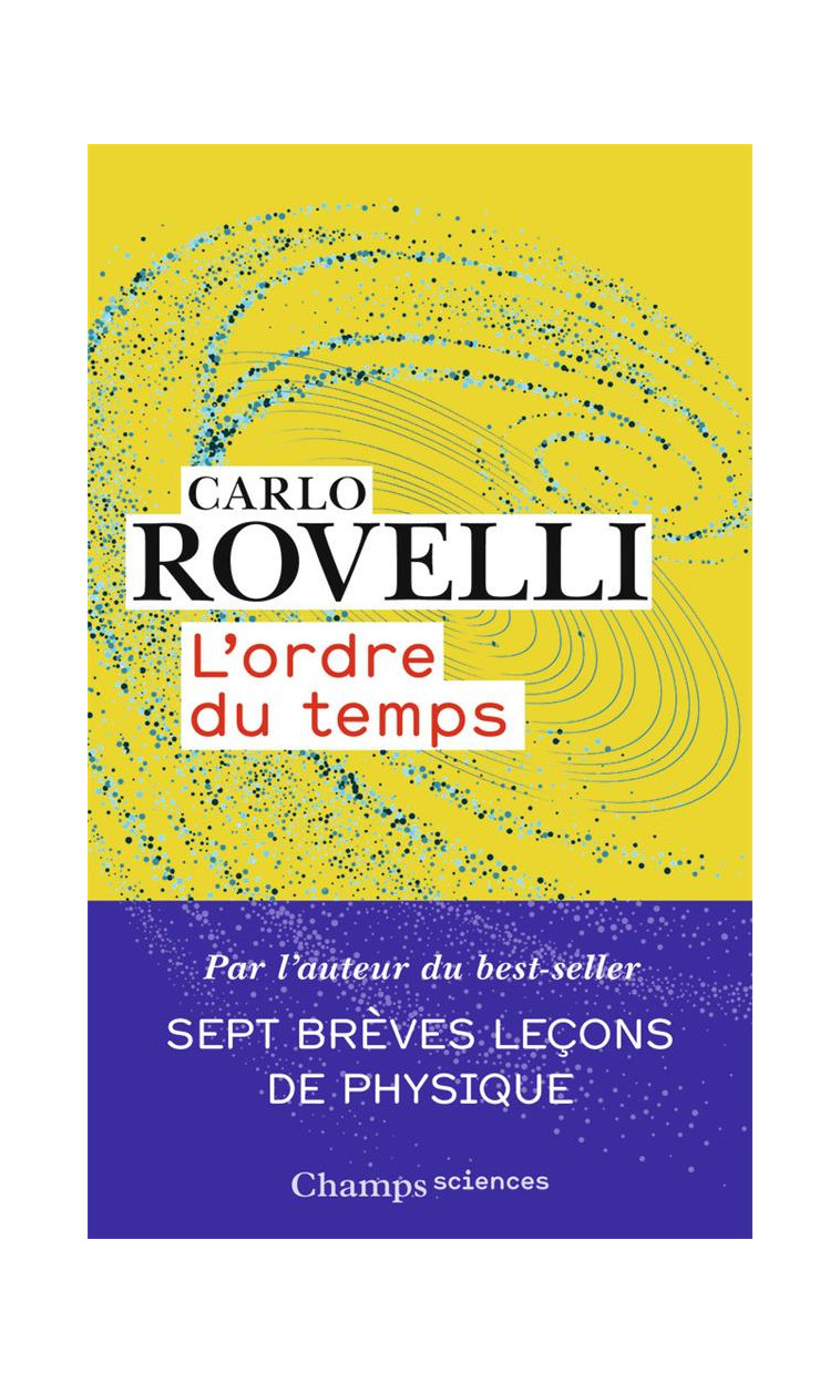 L-ORDRE DU TEMPS - ROVELLI CARLO - FLAMMARION