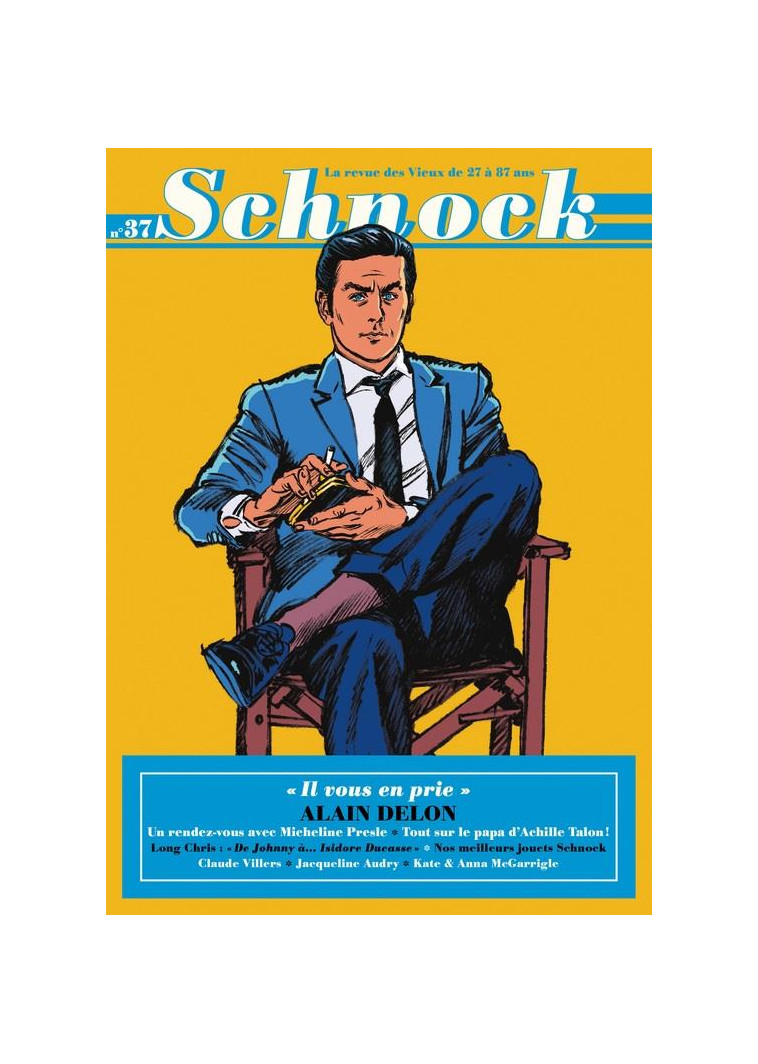 SCHNOCK N 37, ALAIN DELON - LA REVUE SCHNOCK - NC