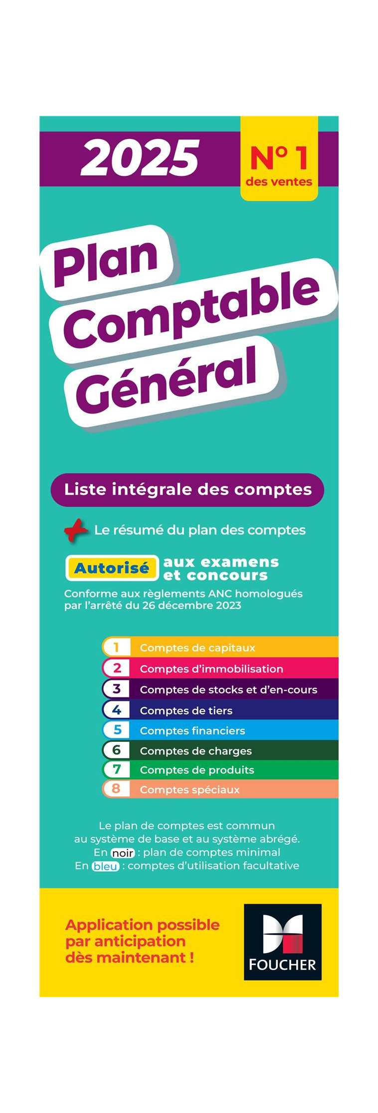 PLAN COMPTABLE GENERAL 2025 - PAUGAM SEBASTIEN - FOUCHER