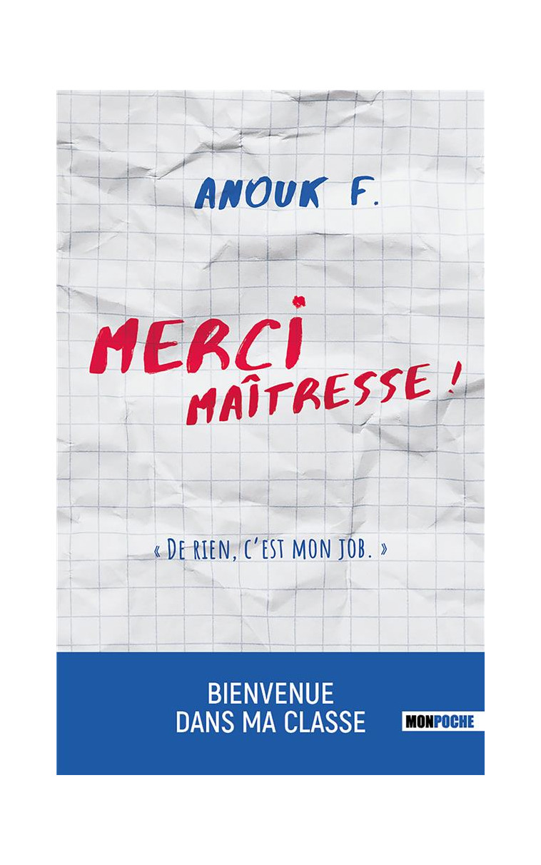 MERCI MAITRESSE ! DE RIEN C-EST MON JOB - F. ANOUK - MON POCHE