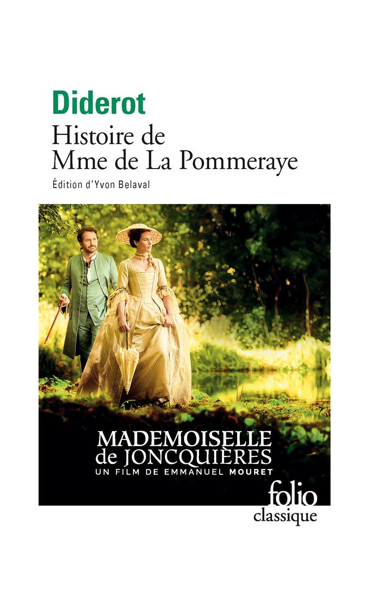 HISTOIRE DE MME DE LA POMMERAYE/SUR LES FEMMES - DIDEROT DENIS - GALLIMARD