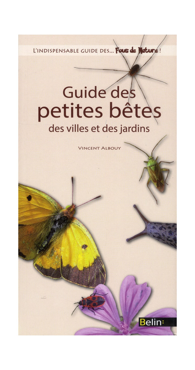 GUIDE DES PETITES BETES DES VILLES ET DES JARDINS - ALBOUY VINCENT - Belin