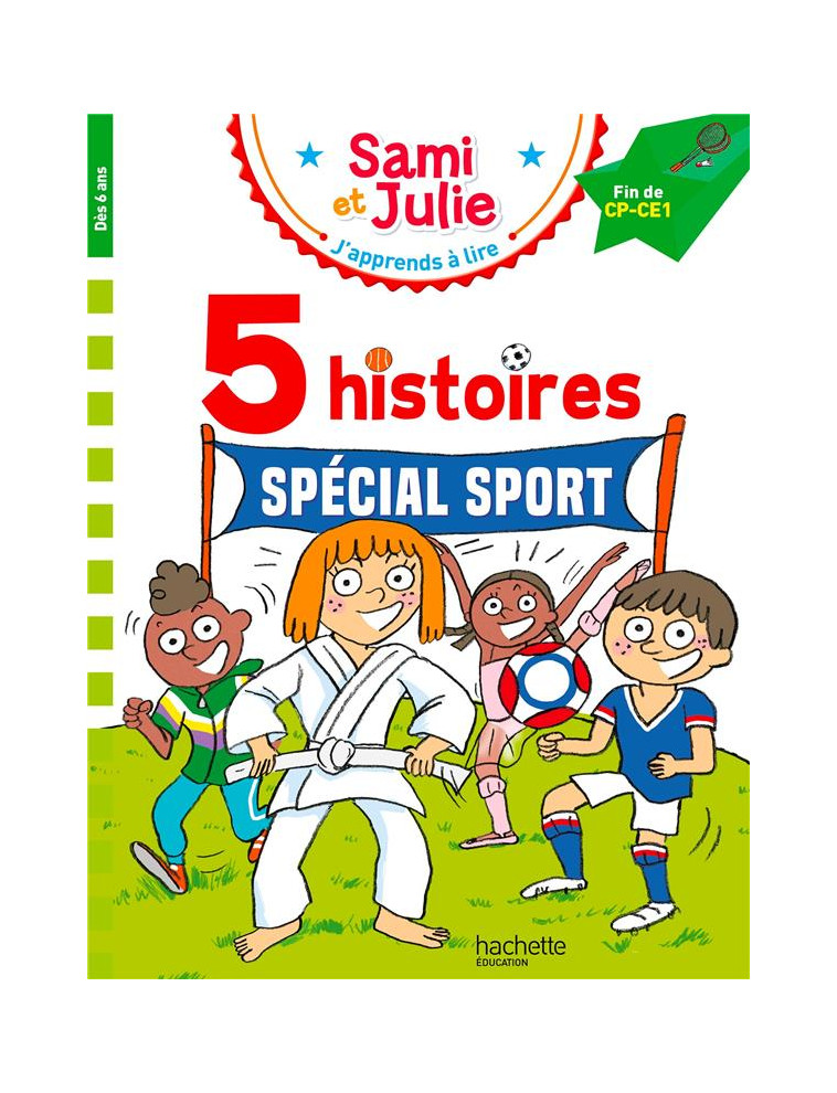 SAMI ET JULIE FIN CP- CE1 5 HISTOIRES SPECIAL SPORT - BONTE/MASSONAUD - HACHETTE