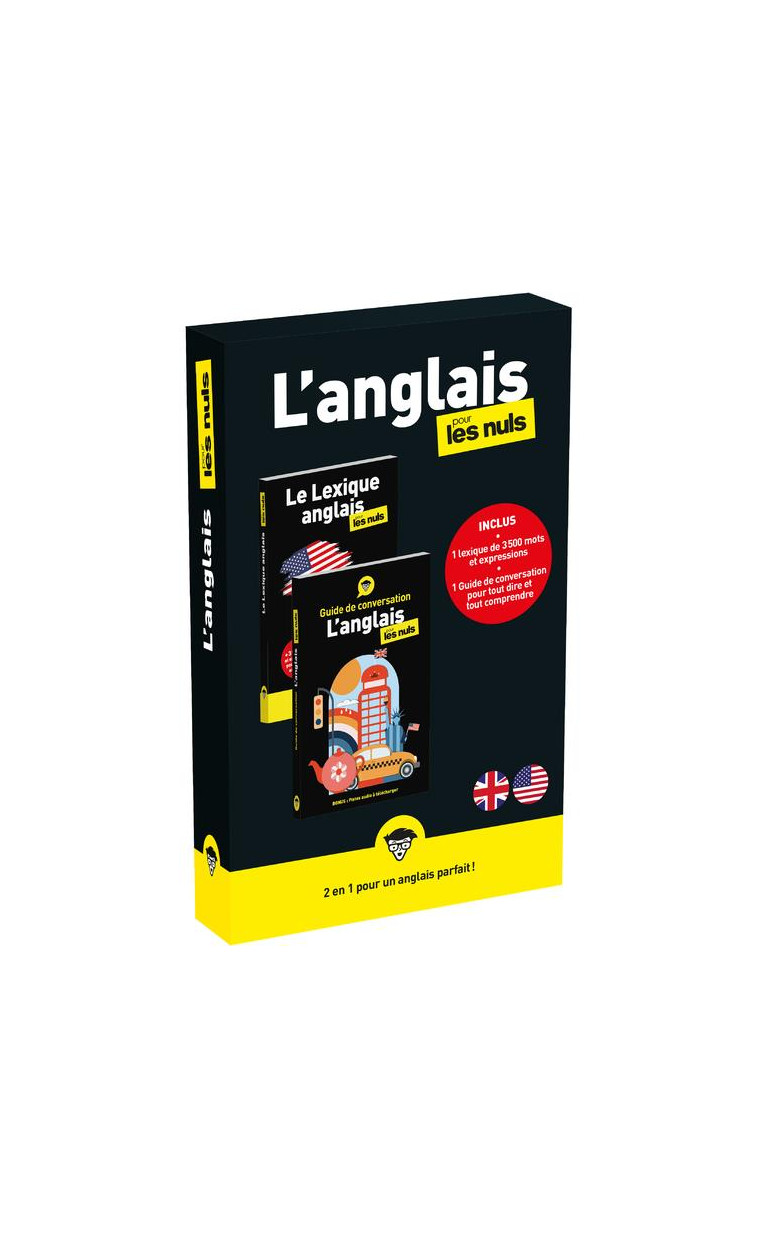 COFFRET - L-ANGLAIS POUR LES NULS, 2E ED - BRENNER/RAIMOND - FIRST