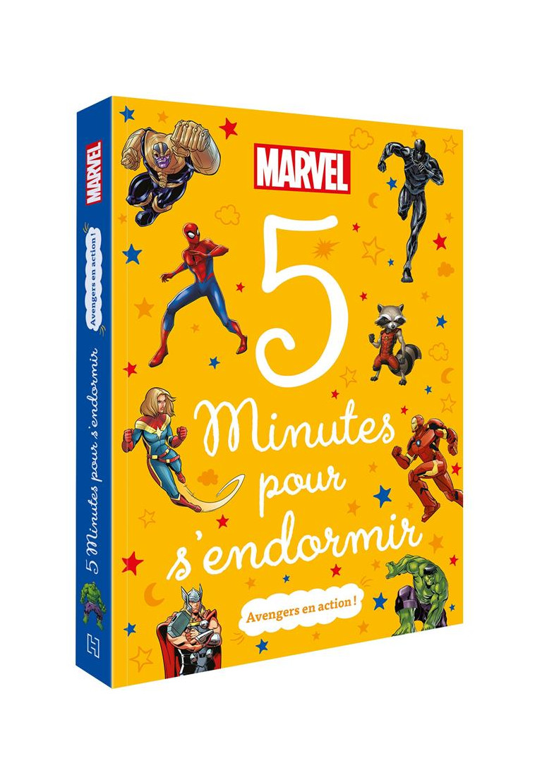 MARVEL - 5 MINUTES POUR S-ENDORMIR - SPECIAL AVENGERS - COLLECTIF - HACHETTE