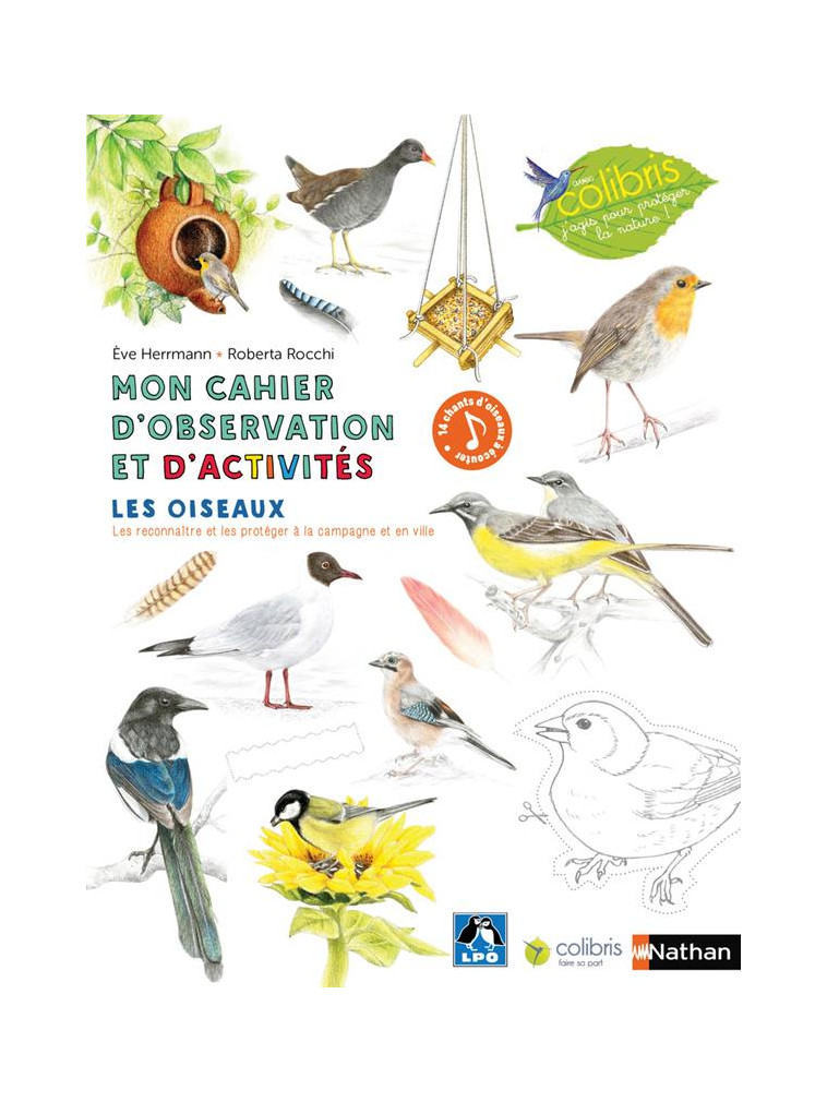 MON CAHIER D-OBSERVATION ET D-ACTIVITES - LES OISEAUX - HERRMANN/ROCCHI - CLE INTERNAT