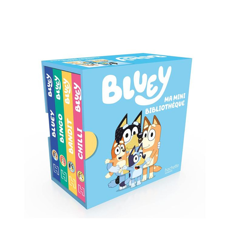 BLUEY - MA MINI BIBLIOTHEQUE - BBC STUDIOS - LADYBI - HACHETTE