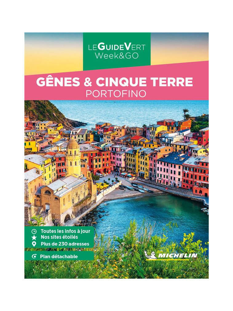 GUIDE VERT WEEK&GO GENES &CINQUE TERRE MICHELIN - PORTOFINO - XXX - MICHELIN