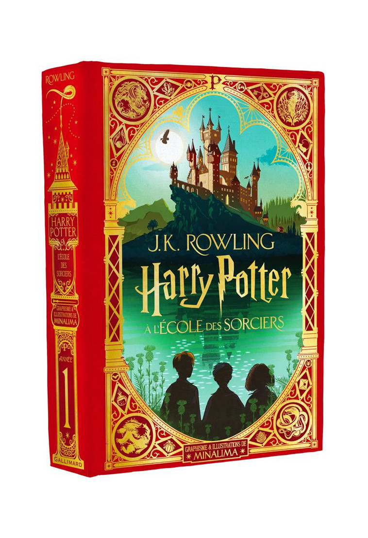 HARRY POTTER - I - HARRY POTTER A L-ECOLE DES SORCIERS - ROWLING/MINALIMA - GALLIMARD