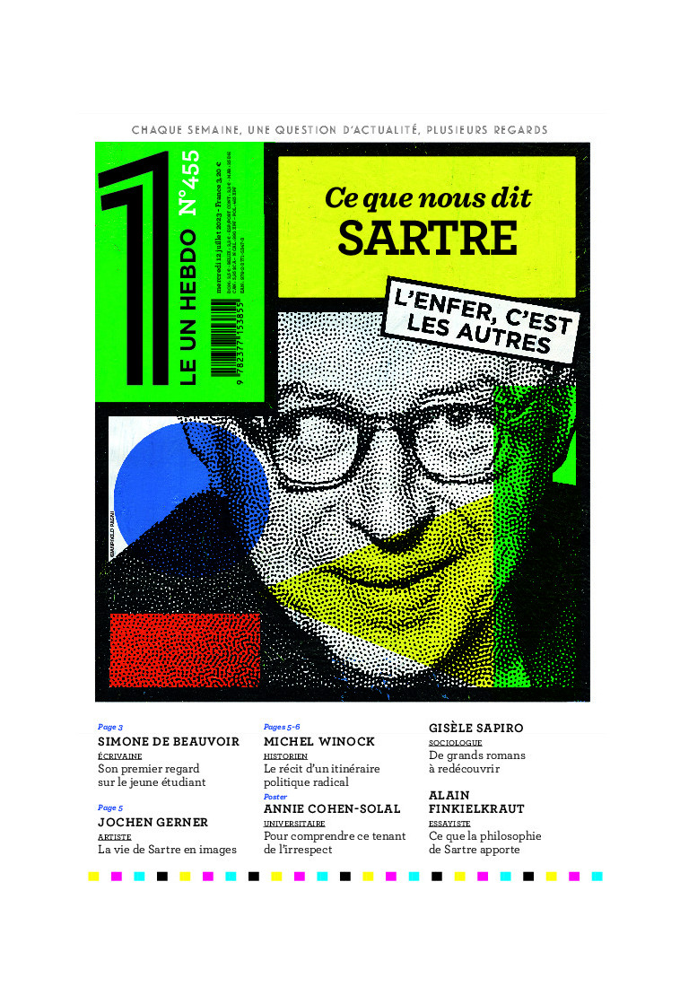 Le 1 Hebdo - Ce que nous dit Sartre - Fottorino Éric - LE UN