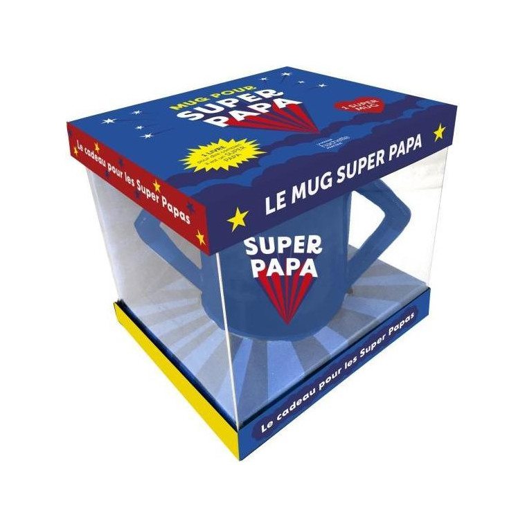 MUG SUPER PAPA - LE CADEAU IDEAL POUR LES SUPERS PAPAS ! - COLLECTF - NC