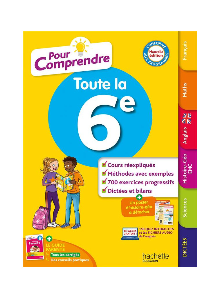 POUR COMPRENDRE TOUTE LA 6E - BLANC/MICHOUX/LISLE - HACHETTE