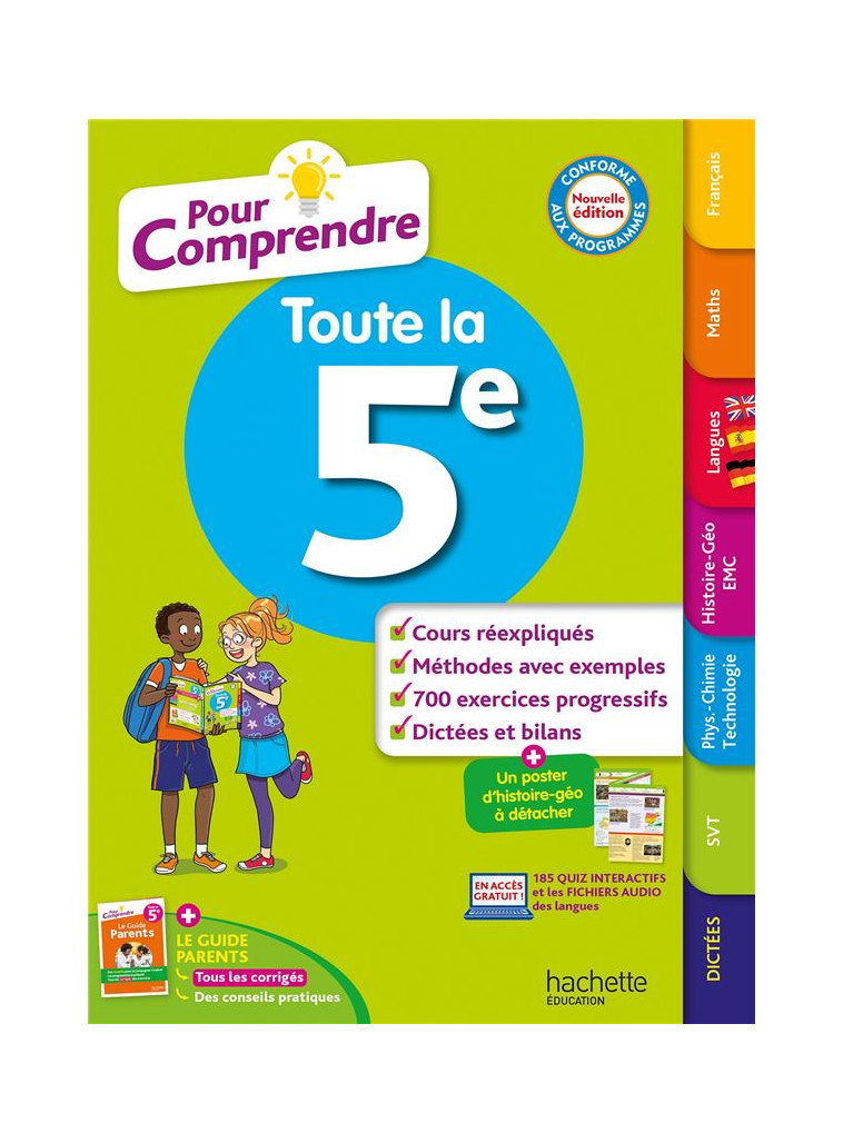 POUR COMPRENDRE TOUTE LA 5E - LISLE/REYNAUD - HACHETTE