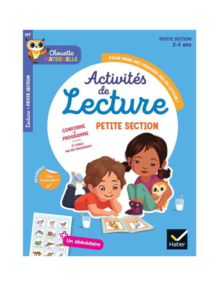 MATERNELLE ACTIVITES DE LECTURE PETITE SECTION - 3 ANS - CHOUETTE ENTRAINEMENT PAR MATIERE - COHEN/ROULLIER - HATIER SCOLAIRE