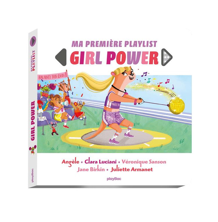 MA PREMIERE PLAYLIST - GIRLS POWER - LIVRE SONORE AVEC 5 PUCES - AUDIO - ALASTRA STEPHANIE - PRISMA