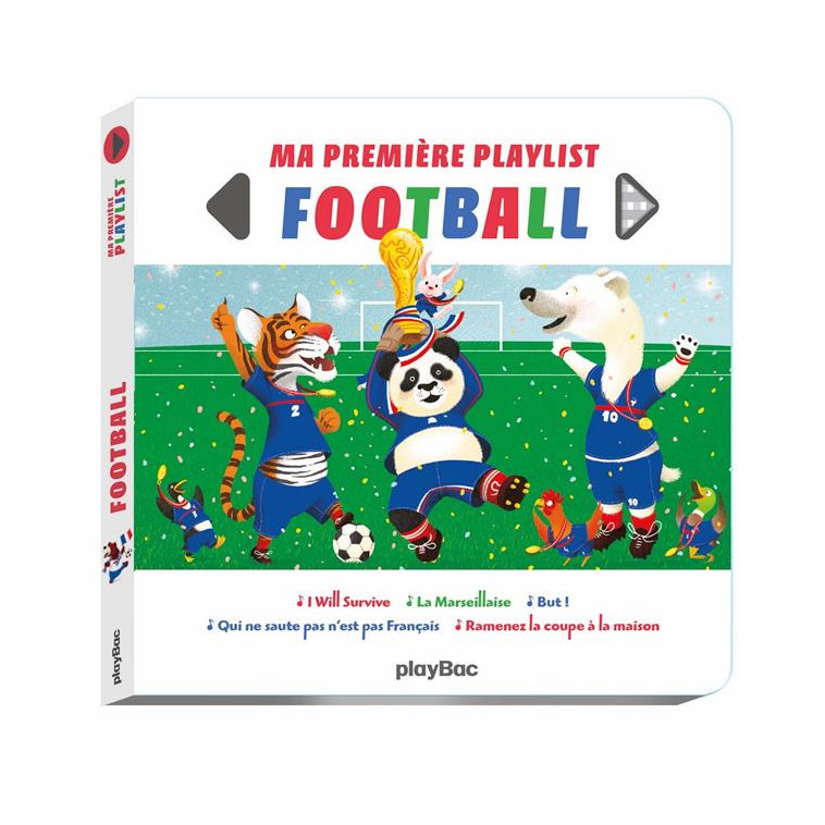 LIVRE MUSICAL - MA PREMIERE PLAYLIST FOOT - AUDIO - JALBERT PHILIPPE - PRISMA