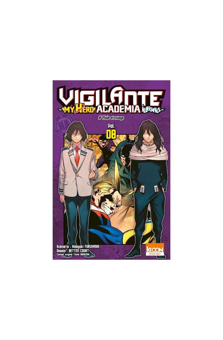 VIGILANTE - MY HERO ACADEMIA ILLEGALS T08 - VOL08 - HORIKOSHI/FURUHASHI - KI-OON