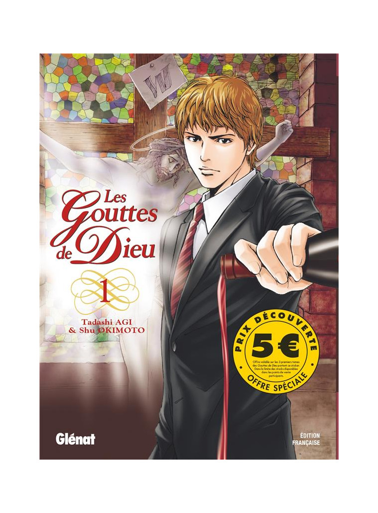 LES GOUTTES DE DIEU - TOME 01 - 5 EUROS - AGI/OKIMOTO - GLENAT