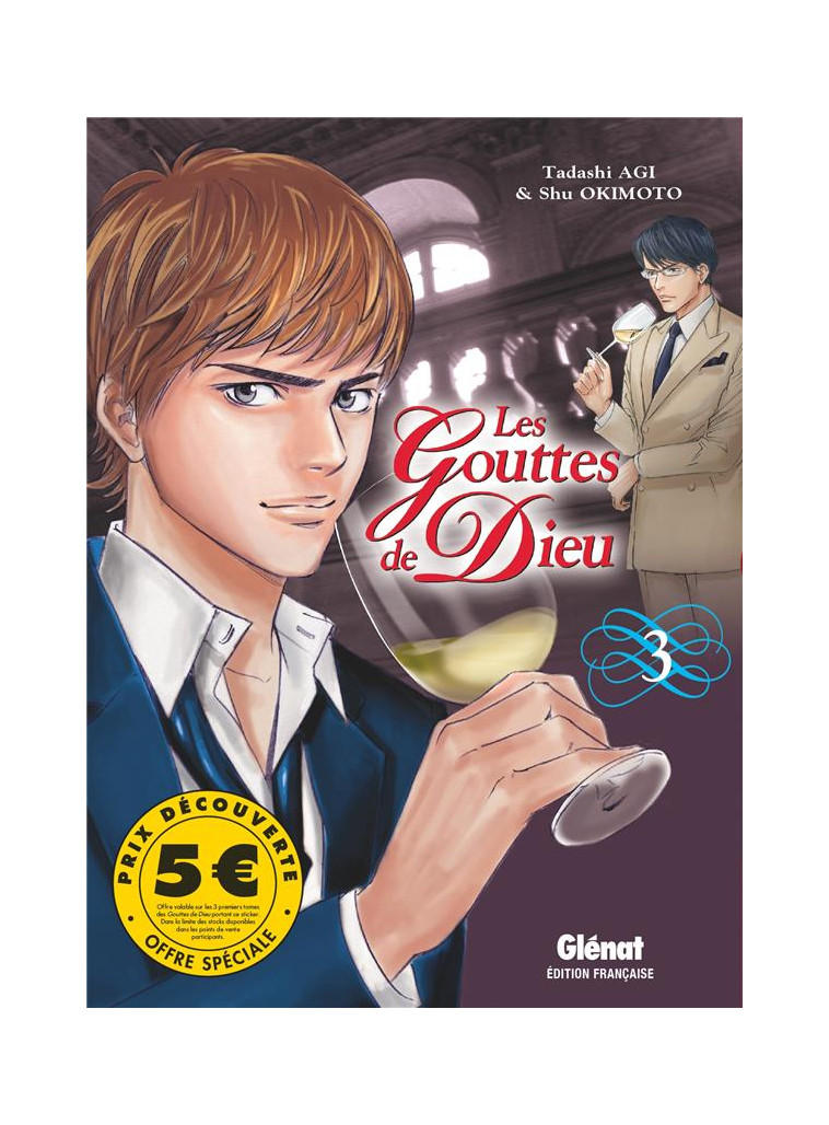 LES GOUTTES DE DIEU - TOME 03 - 5 EUROS - AGI/OKIMOTO - GLENAT