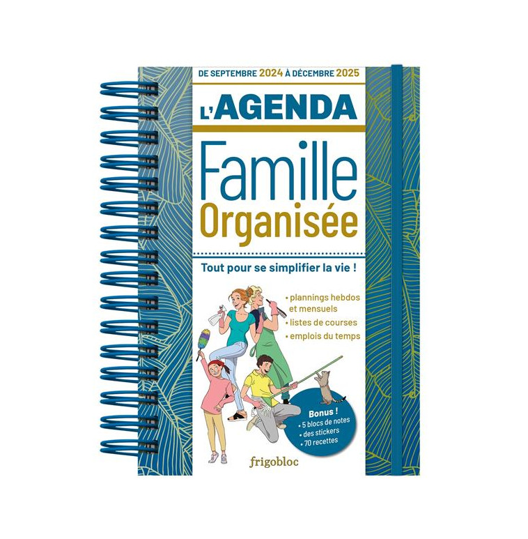 AGENDA 2025 DE LA FAMILLE ORGANISEE ! (DE SEPT. 2024 A DEC. 2025) - COLLECTIF - NC