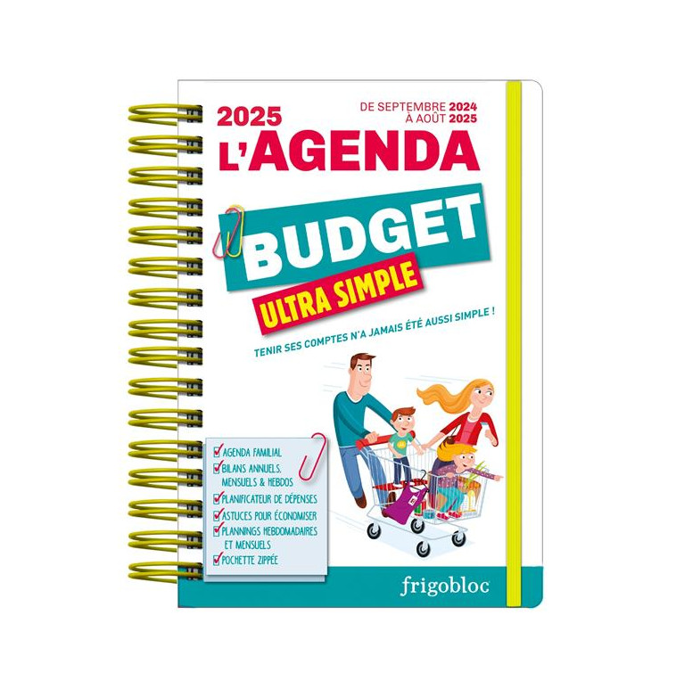 AGENDA 2025 ULTRA SIMPLE DU BUDGET ! (DE SEPT. 2024 A AOUT 2025) - COLLECTIF - NC