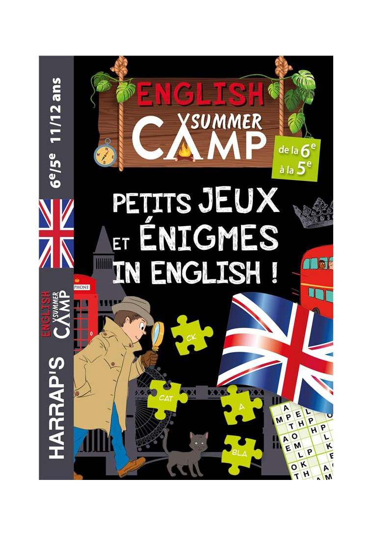 ENGLISH SUMMER CAMP - PETITS JEUX ET ENIGMES IN ENGLISH DE LA 6E A LA 5E - COLLECTIF - LAROUSSE